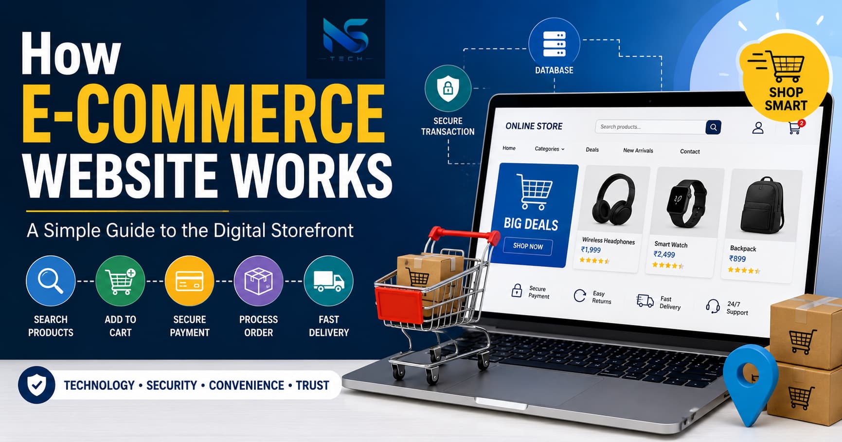 How an E-commerce Website Works: A Simple Human Guide to the Digital Storefront
